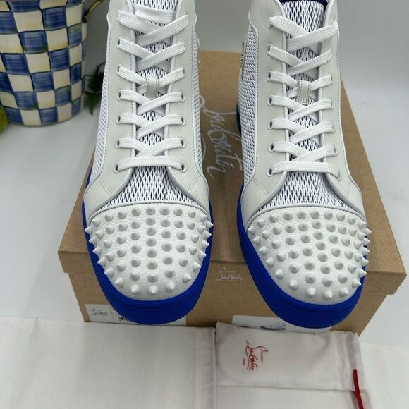 Men’s Christian Louboutin Orlato flat sneakers size 45.5 made in Italy - Picture 3 of 13